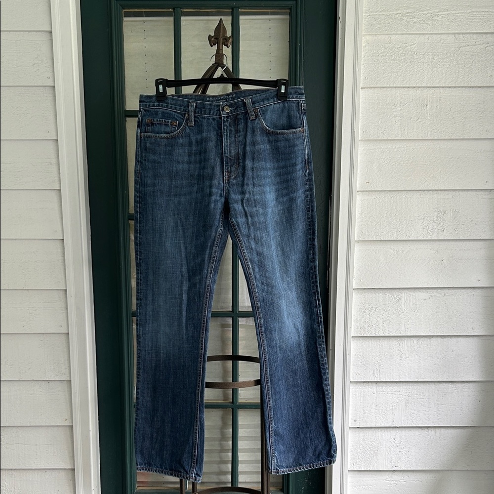 Banana Republic Straight Leg Denim Jeans Size 34 / 32